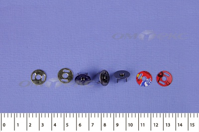 Кнопки магнитные МКМ-02, диам. 18 мм, чёрный никель - купить в Хабаровске. Цена: 14.49 руб.