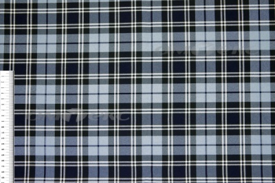 Ткань костюмная клетка Т7274 2004, 220 гр/м2, шир.150см, цвет т.синий/гол/бел - купить в Хабаровске. Цена 