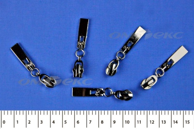Слайдер декоративный, металлический №1/спираль Т7/никель - купить в Хабаровске. Цена: 6.29 руб.