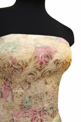 Ткань костюмная (принт) T005 3#, 270 гр/м2, шир.150см - купить в Хабаровске. Цена 610.65 руб.
