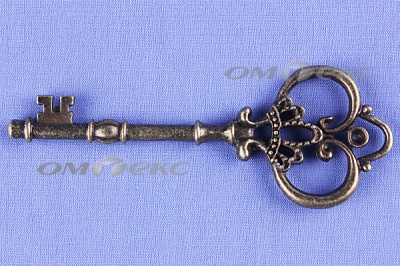 Декоративный элемент для творчества из металла "Ключ"8,5 см  - купить в Хабаровске. Цена: 26.66 руб.
