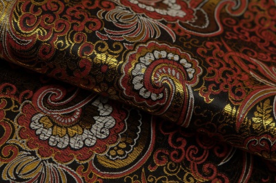 Ткань костюмная жаккард, 135 гр/м2, шир.150см, цвет бордо№6 - купить в Хабаровске. Цена 441.95 руб.
