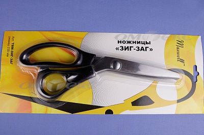 Ножницы ЗИГ-ЗАГ "MAXWELL" 230 мм - купить в Хабаровске. Цена: 1 041.25 руб.