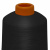 Нитки текстурированные кручёные, намот. 15 000 м, цвет чёрный - купить в Хабаровске. Цена: 237.24 руб.