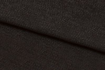 Ткань джинсовая №96, 160 гр/м2, шир.148см, цвет чёрный - купить в Хабаровске. Цена 350.42 руб.