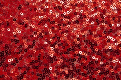 Сетка с пайетками №18, 188 гр/м2, шир.130см, цвет красный - купить в Хабаровске. Цена 371 руб.