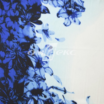 Плательная ткань "Фламенко" 19.1, 80 гр/м2, шир.150 см, принт растительный - купить в Хабаровске. Цена 241.49 руб.