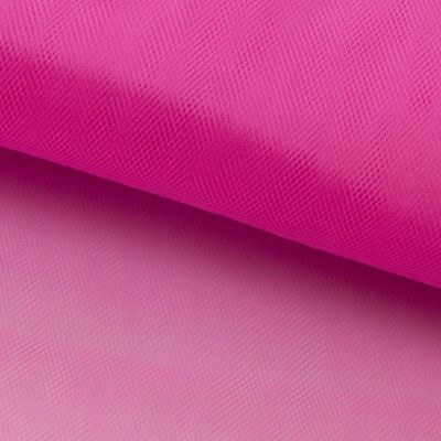 Фатин матовый 16-31, 12 гр/м2, шир.300см, цвет барби розовый - купить в Хабаровске. Цена 100.92 руб.