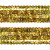 Тесьма с пайетками D16, шир. 20 мм/уп. 25+/-1 м, цвет золото - купить в Хабаровске. Цена: 778.19 руб.