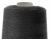 Швейные нитки (армированные) 28S/2, нам. 2 500 м, цвет чёрный - купить в Хабаровске. Цена: 139.91 руб.