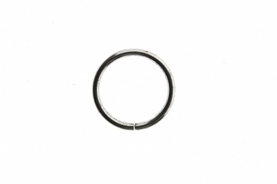 Кольцо металлическое d-15 мм, цв.-никель - купить в Хабаровске. Цена: 2.45 руб.