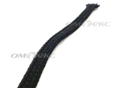 Шнурки т.3 200 см черн - купить в Хабаровске. Цена: 21.69 руб.