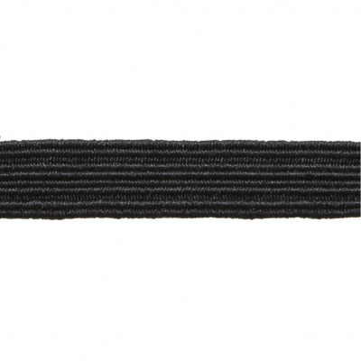 Резинка продежка С-52, шир. 7 мм (20 шт/10 м), цвет чёрный - купить в Хабаровске. Цена: 1 338.93 руб.