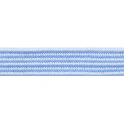 Резиновые нити с текстильным покрытием, шир. 6 мм ( упак.30 м/уп), цв.- 108-голубой - купить в Хабаровске. Цена: 155.22 руб.