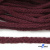 Шнур плетеный d-6 мм круглый, 70% хлопок 30% полиэстер, уп.90+/-1 м, цв.1070-бордовый - купить в Хабаровске. Цена: 588 руб.